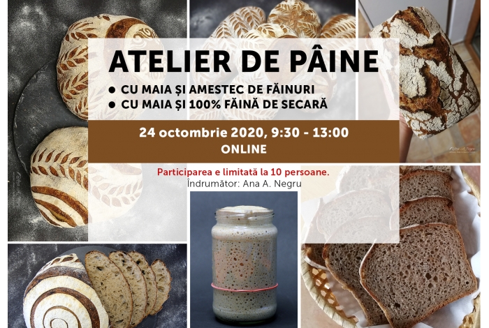 Atelier de pâine cu maia - online